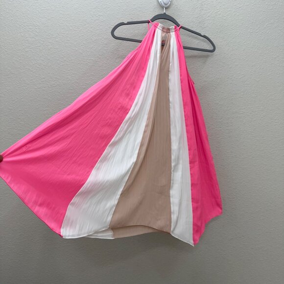 Ramy Brook Kat Mini High Neck Halter Stripe Dress Womens size XXS - Picture 9 of 12